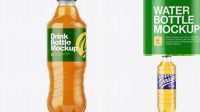 8310+ Clear PET Bottle With Soft Drink PSD Mockup Unique High-Resolution Design Freebie