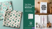 8310+ Kitchen Towel Mockup Free Digital Download