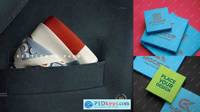 8311+ Pocket Square Mockup Creative Design PSD Free Download