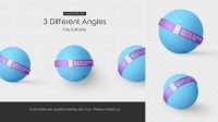 832+ Bath Bomb Mockup Include TIFF