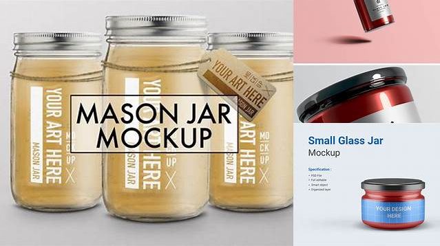 8325+ Small Aluminum Storage Jar PSD Mockup Fully Editable PSD Template