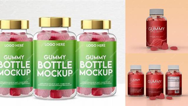 8327+ Gummy Bottle Mockup Free Easy-to-Edit PSD