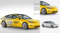 8329+ Tesla Model 3 Mockup For Free Download