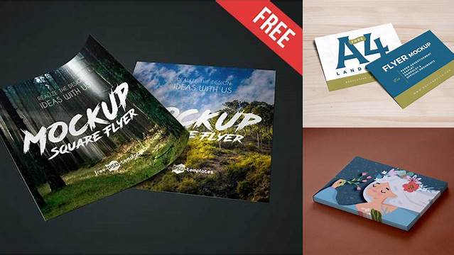 833+ Landscape Flyer Mockup Download Free