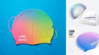 8331+ Swim Cap Mockup Free Layered Photoshop Template