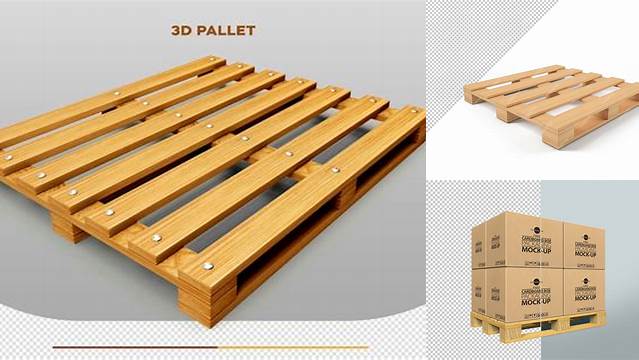 8332+ Pallet Mockup PSD Free Download