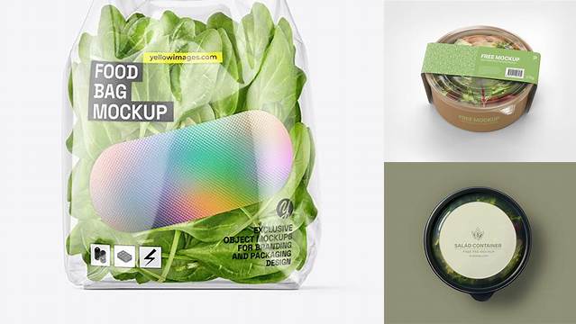 8337+ Plastic Bag With Salad PSD Mockup Custom Graphic Resource Free Download