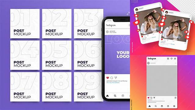 8338+ Mockup Feed Instagram PSD Download