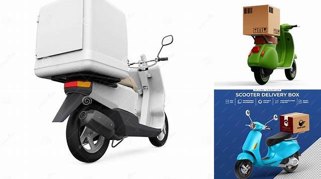 8338+ Motorcycle Delivery Box Mockup Free Download Free