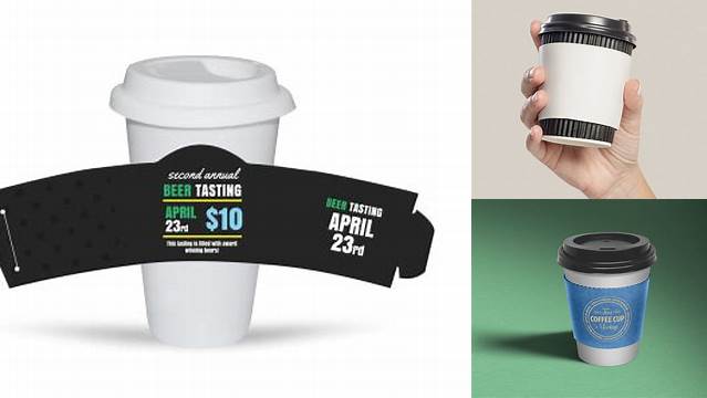 8347+ Cupsleeve Mockup Smart PNG Image