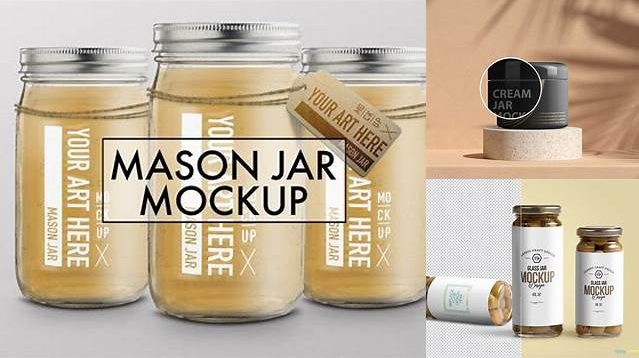 8352+ Ceramic Jar PSD Mockup Front View PSD Free Download