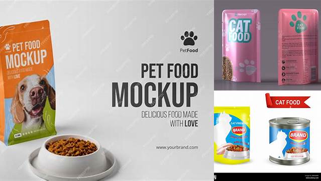 8354+ Cat Food Mockup Versatile Photoshop File