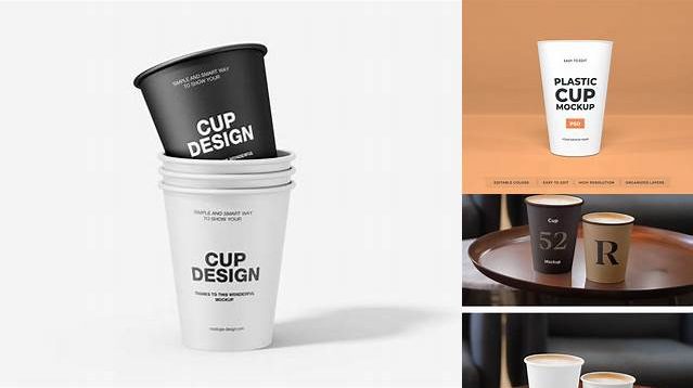 8355+ Cup PSD Mockup Front View Versatile Mockup for Designers