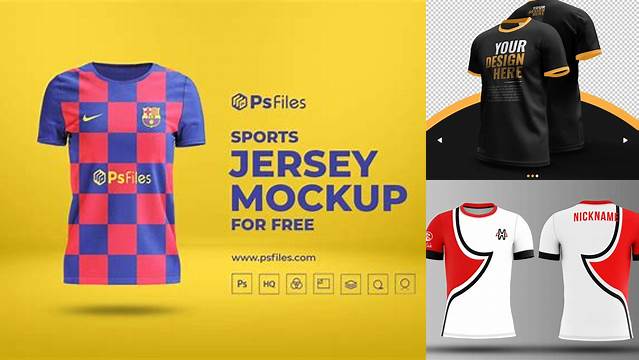 8355+ Sport Shirt Mockup High-Quality PSD