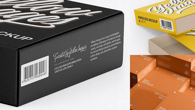 8360+ Two Matte Boxes with Label PSD Mockup Top View Free Stylish PSD for Graphic Designers