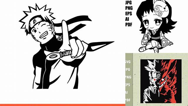 8365+ Anime Svg Cut Files Free PSD Download