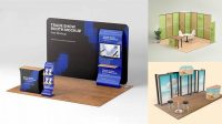 8368+ Booth Mockup Psd Professional PSD Template