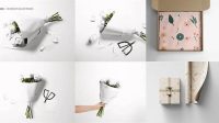 837+ Flower Wrap Mockup Fully Layered Photoshop Freebie