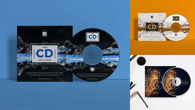 8374+ Cd Album Mockup PSD File Download