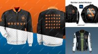 8381+ Bomber Jacket Psd Free Mockup Templates