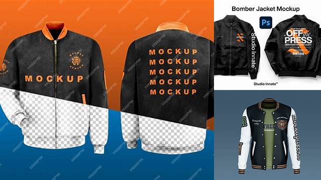 8381+ Bomber Jacket Psd Free Mockup Templates