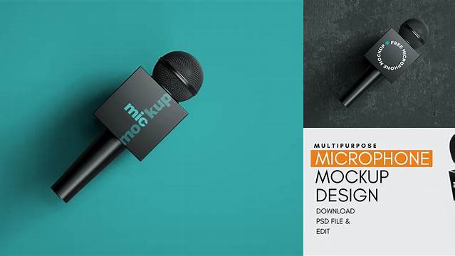 8382+ Microphone Mockup Psd Free Download Advanced Photoshop Design Free