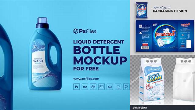 8391+ Detergent Powder Mockup Free Include TIFF