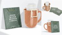 8391+ Drip Coffee Bag Mockup Photoshop Resource Free