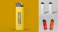 8391+ Metallized Lighter PSD Mockup Exclusive Free Creative Resource