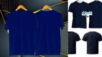 8393+ Mockup Kaos Navy Depan Belakang Premium Free Graphic Resource