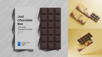 8397+ Metallic Chocolate Bar PSD Mockup Fully Layered Free Photoshop File