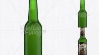 8400+ 33cl Emerald Green Glass Ale Bottle PSD Mockup High-Quality Digital Mockup Resource