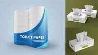 8402+ Toilet Tissue 16 pack PSD Mockup Creative Photoshop Resources