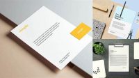 8405+ Letterhead Mockup Free Download Custom Graphic Mockup File