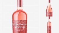 8407+ Rose Wine Mockup Smart PNG Image