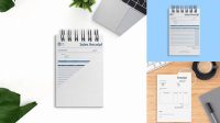 8419+ Receipt Book Mockup Easy Editable