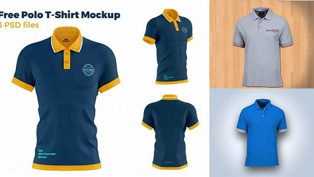 842+ Polo T Shirt Mockup Psd Free Download PSD Free Download