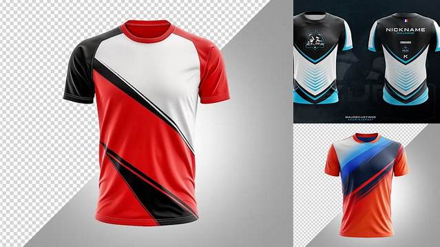 843+ Mockup Esport Jersey High-Quality PSD