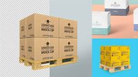 843+ Pallet Mockup Easy Editable