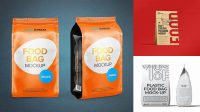 8432+ Matte Stand-up Food Bag PSD Mockup Creative High-Resolution PSD Freebie