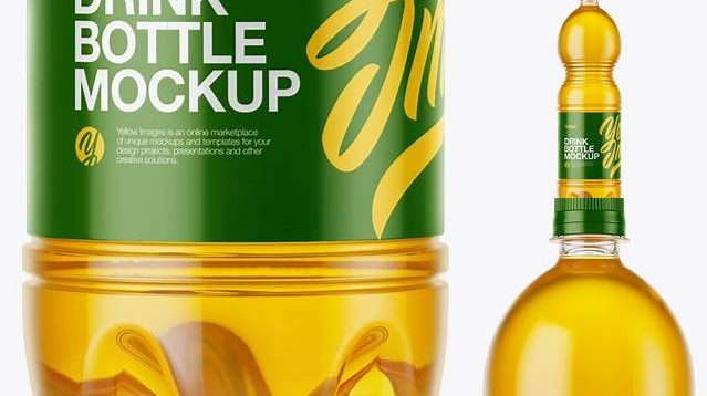 8434+ Lemonade Bottle PSD Mockup High-Quality PSD Files