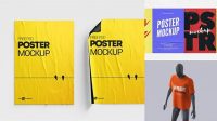 8438+ Yellow Mockup Free PSD Free Download