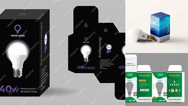 8441+ Led Bulb Packaging Design Psd Creative PSD Resources