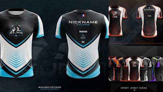 8446+ Esport Jersey Template Psd Free Versatile Photoshop File