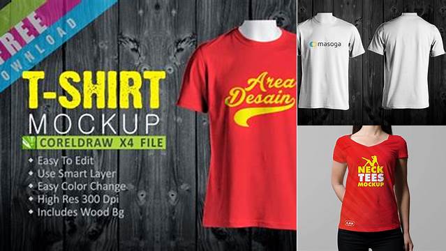 8450+ Download Mockup Kaos Cdr X7 Best for Showcase