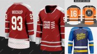 8450+ Free Hockey Jersey Mockup Download Premium Free PSD