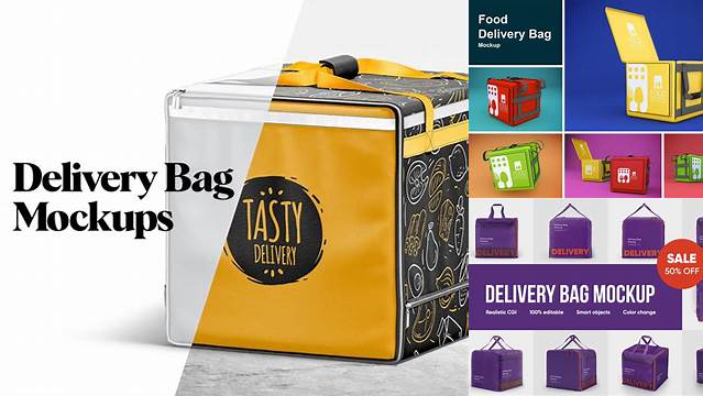 8451+ Mockup Delivery Bag For Free Download