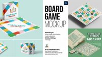 8456+ Board Game Mockup Easy-to-Use PSD Template