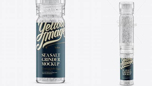 8458+ Sea Salt Grinder PSD Mockup Unique High-Resolution Photoshop Mockup