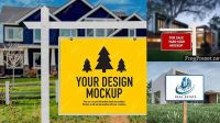 8459+ Real Estate Sign Mockup Creative Design Resource